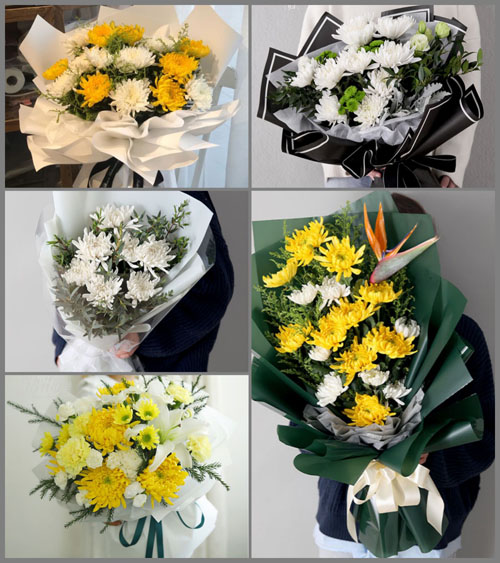 江西赣州崇义县文英乡白事花束代送